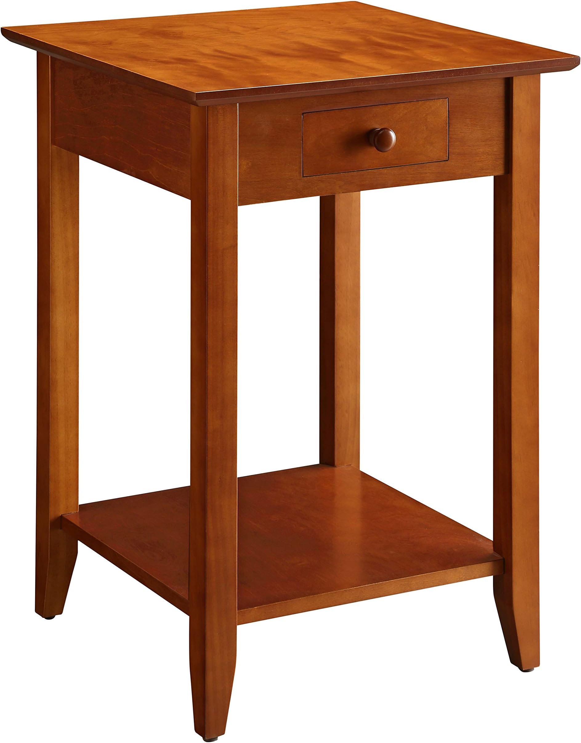 American Heritage 1 Drawer End Table with Shelf