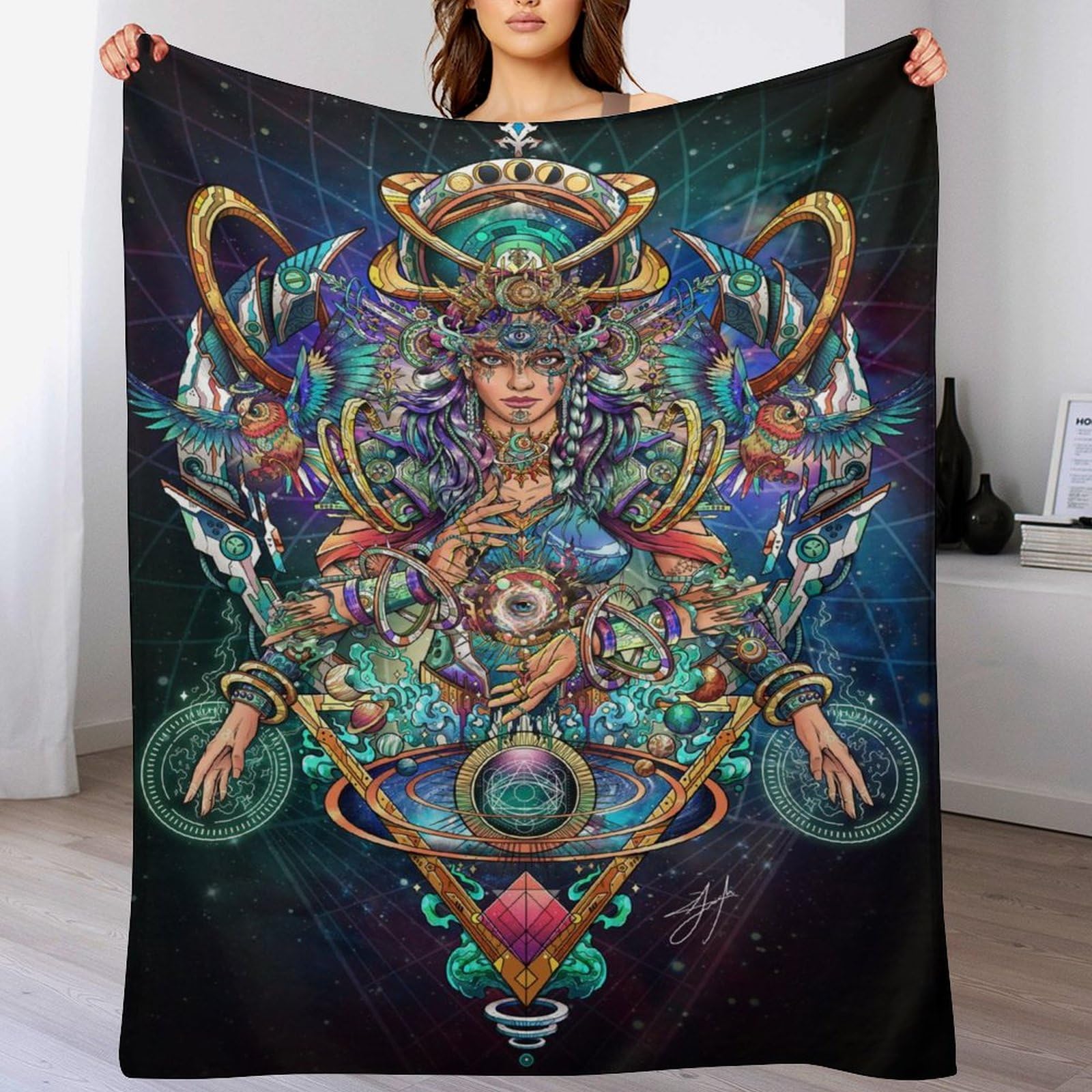 Manta de sofá suave Goddess of Welraum para tardes de lectura