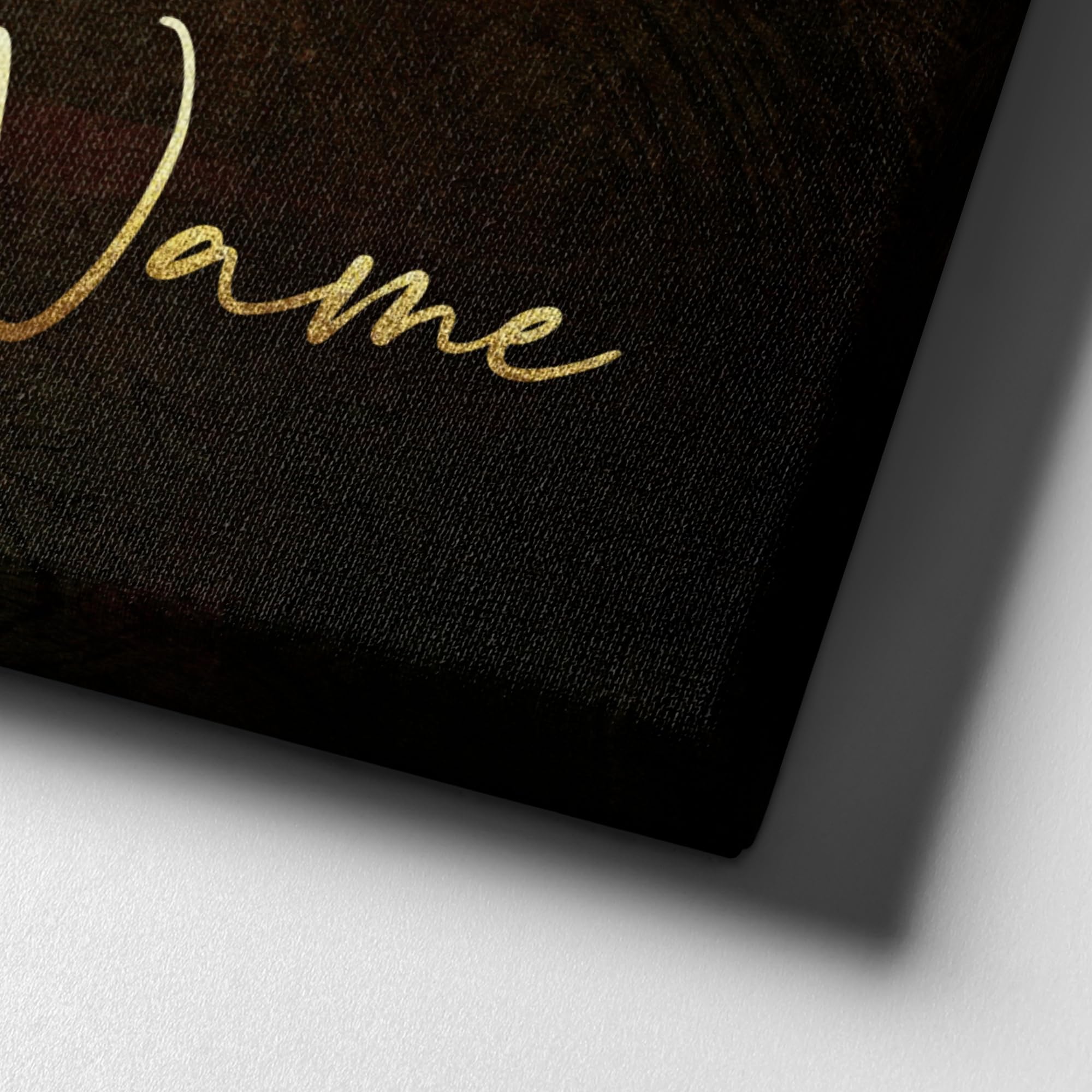 Liebesleinwand Personalisiertes Foto-Leinwandbild gestalten | Spiegel der Liebe | Geschenk zum Jahrestag, Hochzeitstag, Verlobung, Hochzeit | Leinwandbild gestalten mit Foto, Namen und Datum