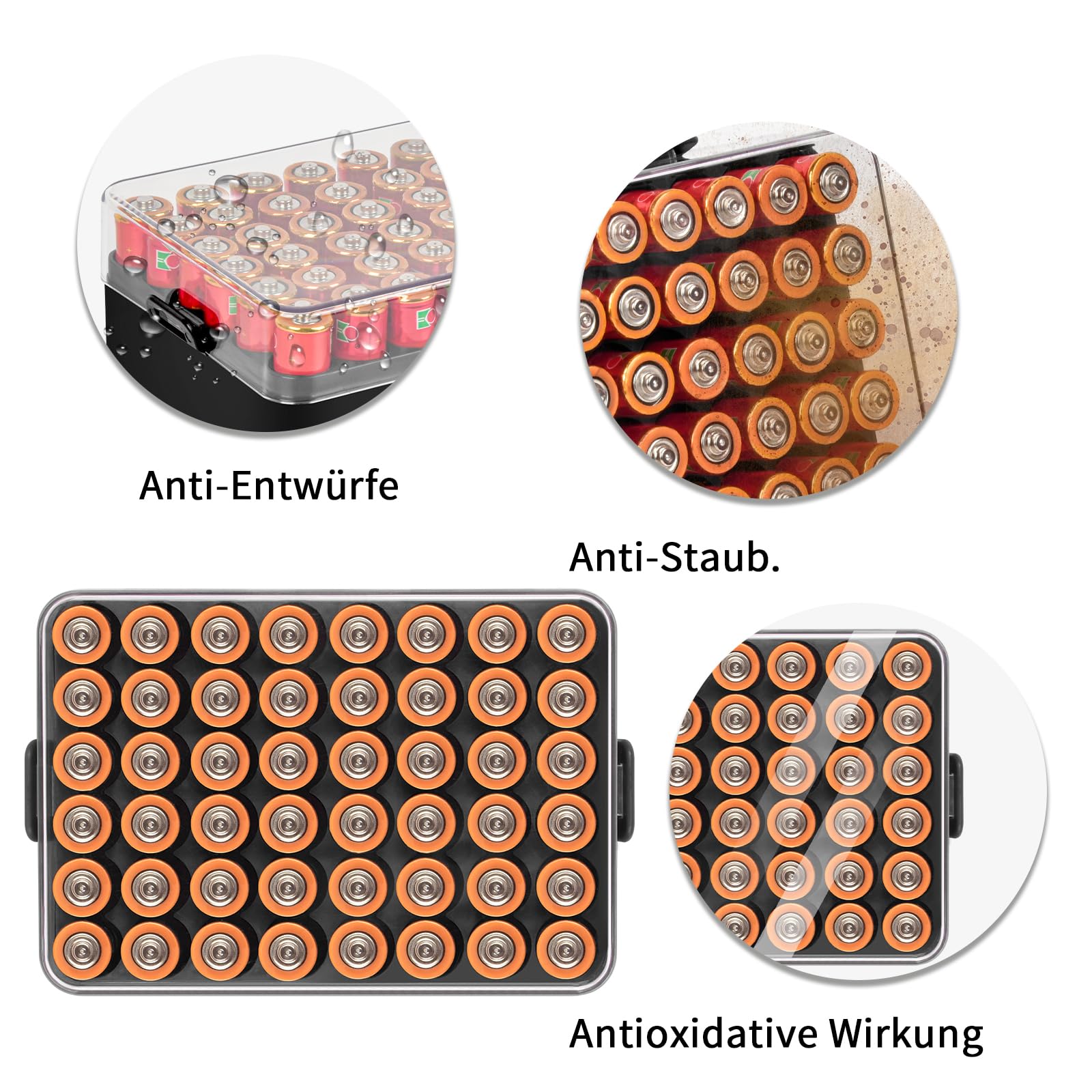 De nieuwe eneloop Mignon AA NiMH-batterijen 4 stuks in de nieuwe opbergkoffer | BK-3MCCE/4LE