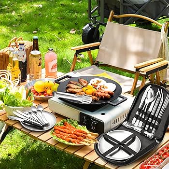 キャンプ調理器具セット、カトラリーセットまとめ売り Amazon | キャンプ調理器具セット アウトドア キャンプ 調理器具