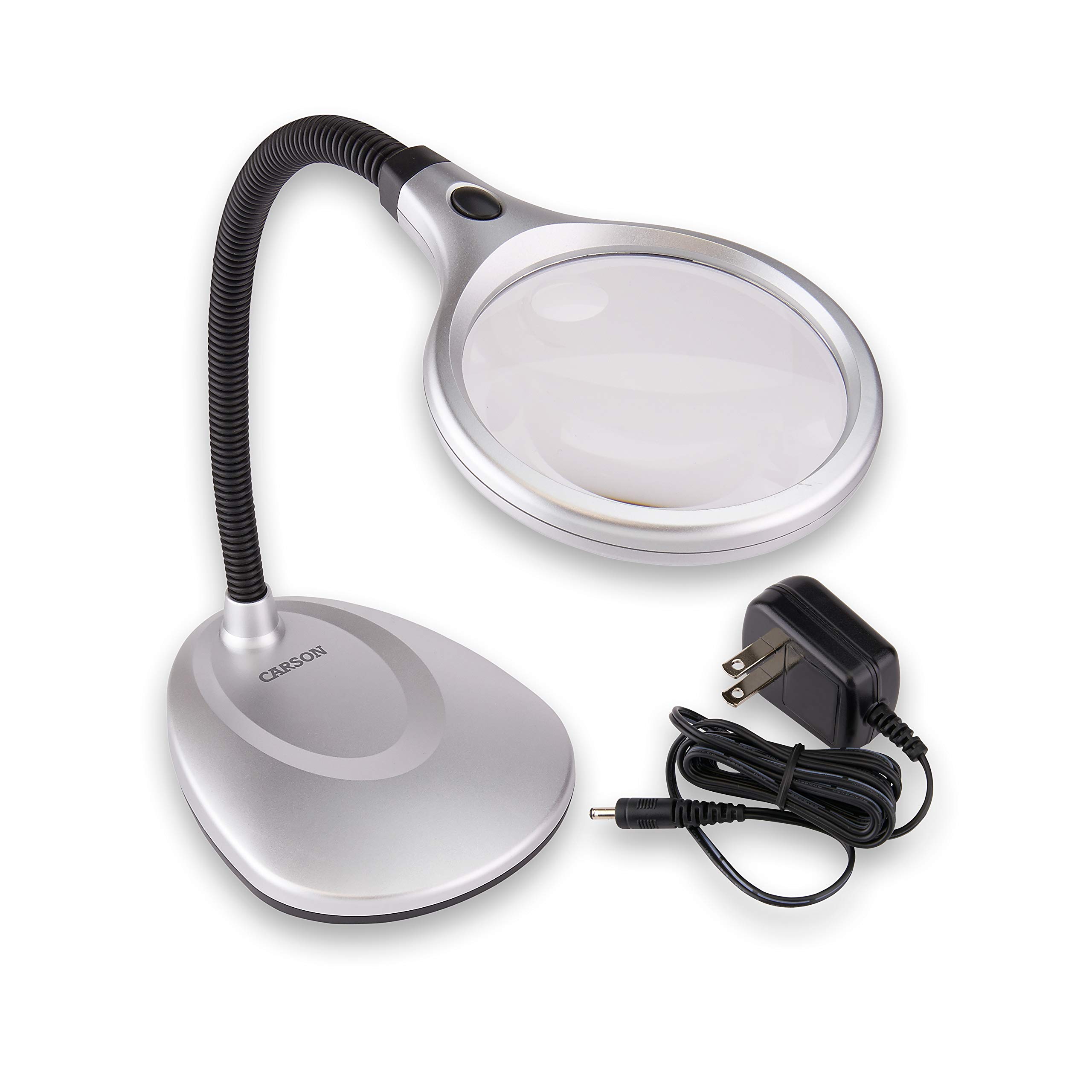 New! Deskbrite 200 Illuminated Magnifier & Desk Lamp-