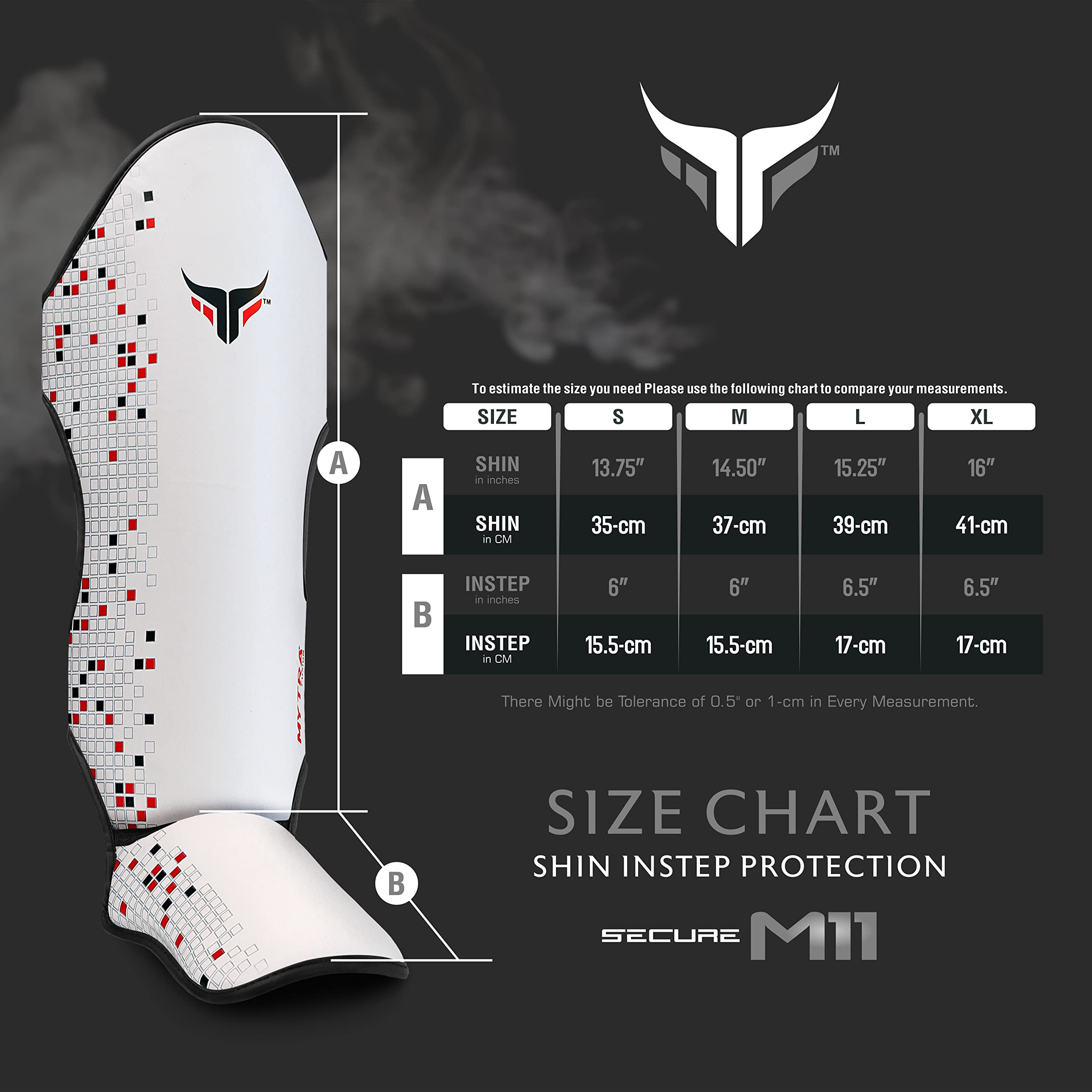 Mytra Fusion Protege Tibia Boxe Protege Tibia MMA, Muay Thai protège Tibia – Shin Instep Protection pour Le Kickboxing, l'entraînement, Le BJJ, l'équipement de Boxe et Les Arts Martiaux