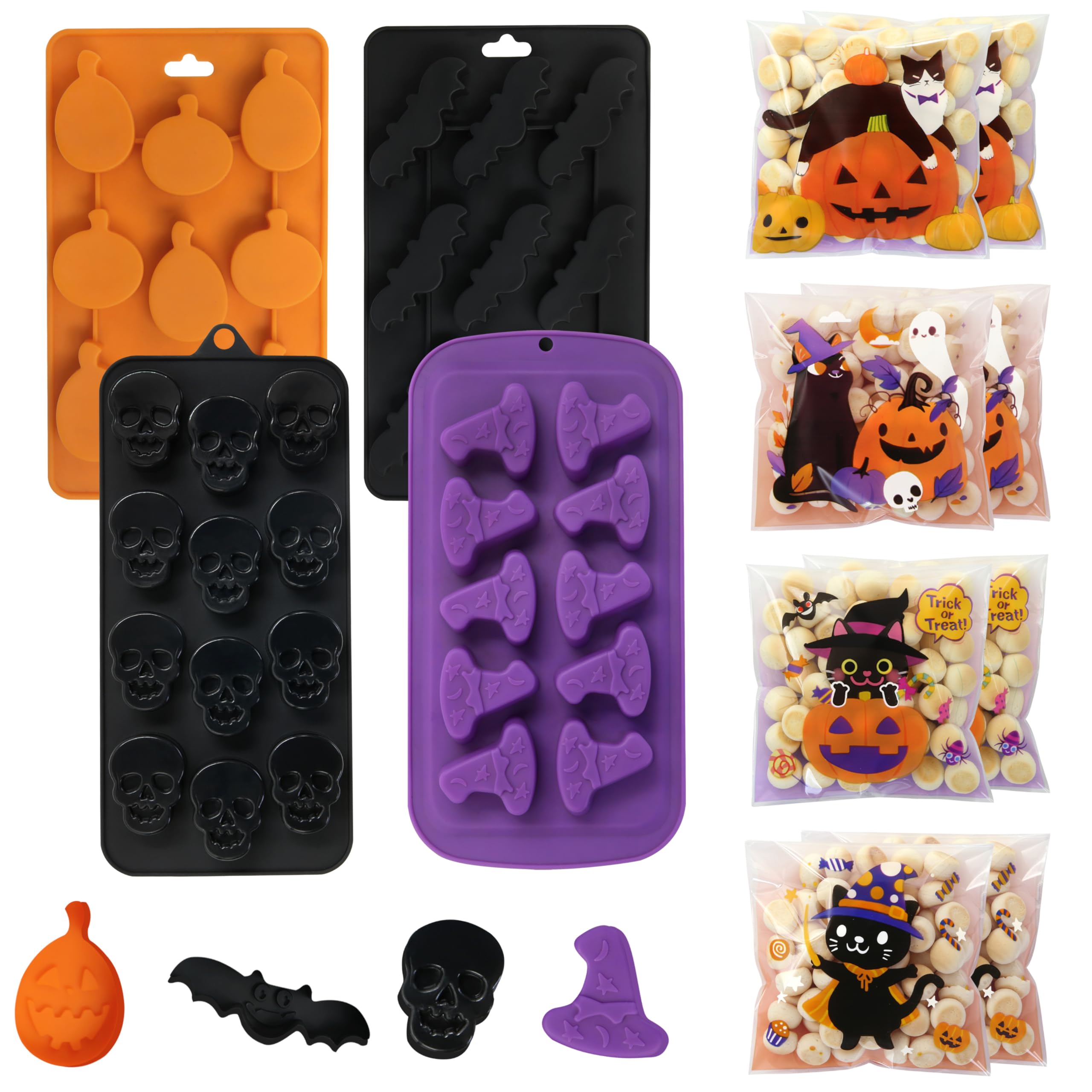 Moule à chocolat en silicone Halloween pour animer vos ateliers pâtisserie en famille