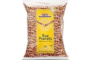 Rani Peanuts: Raw Whole With Skin, Uncooked and Unsalted