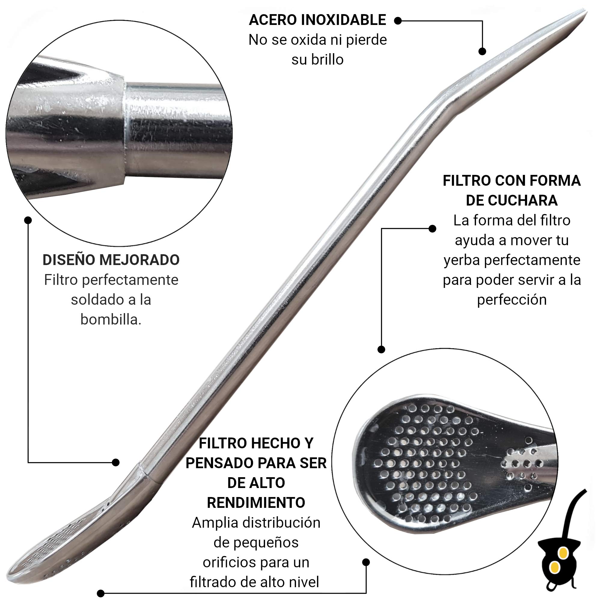 Gaucho Bruno - Terere Starter Kit con Mate de Guampa| Termo estilo Paraguayo| Bombilla de acero inoxidable| Full starter Kit | Tradicional | Estilo Paraguayo