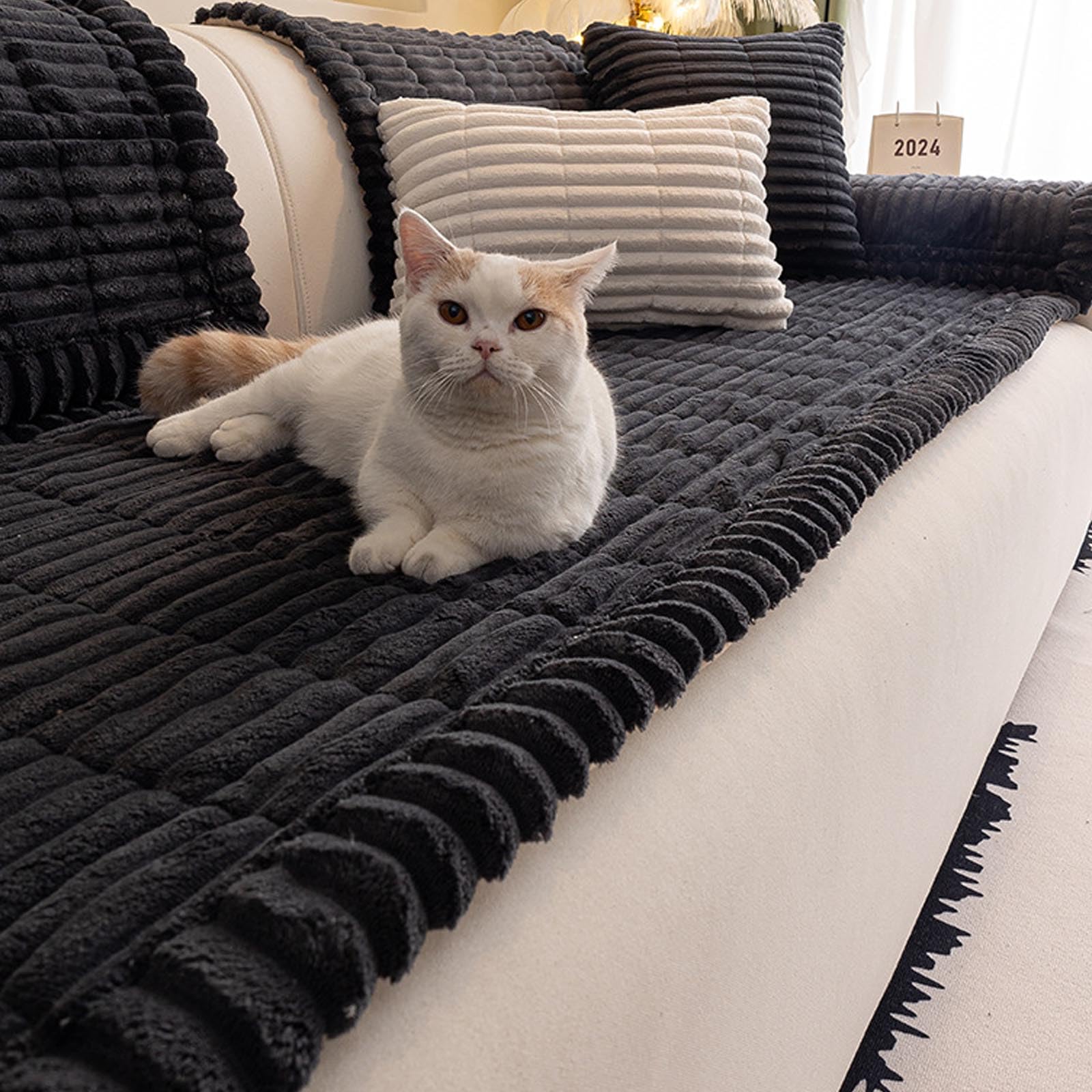 Tax de chaise 1 à 5 places et couvre-canapé épais lavable pour salon moderne
