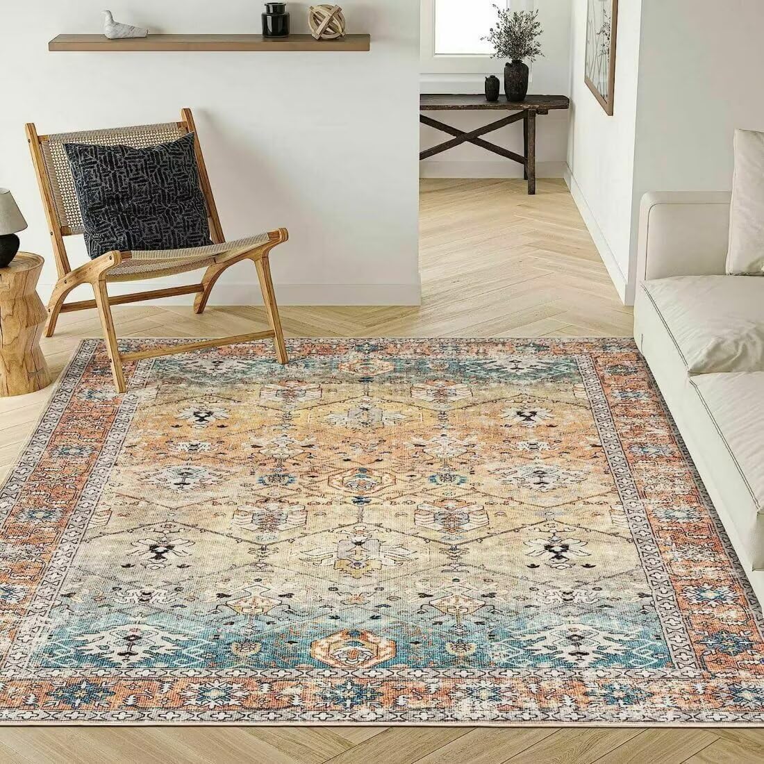 Tapis de salon antidérapant décoration chambre 80X160CM