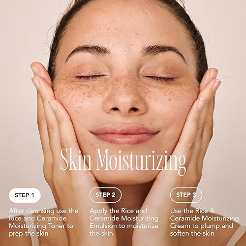 Miniatura 7 de The Face Shop Rice Ceramide Moisturizing Toner  Essential Toner for Deep Hydration with Rice Extracts  Natural Moisturizer for Whitening