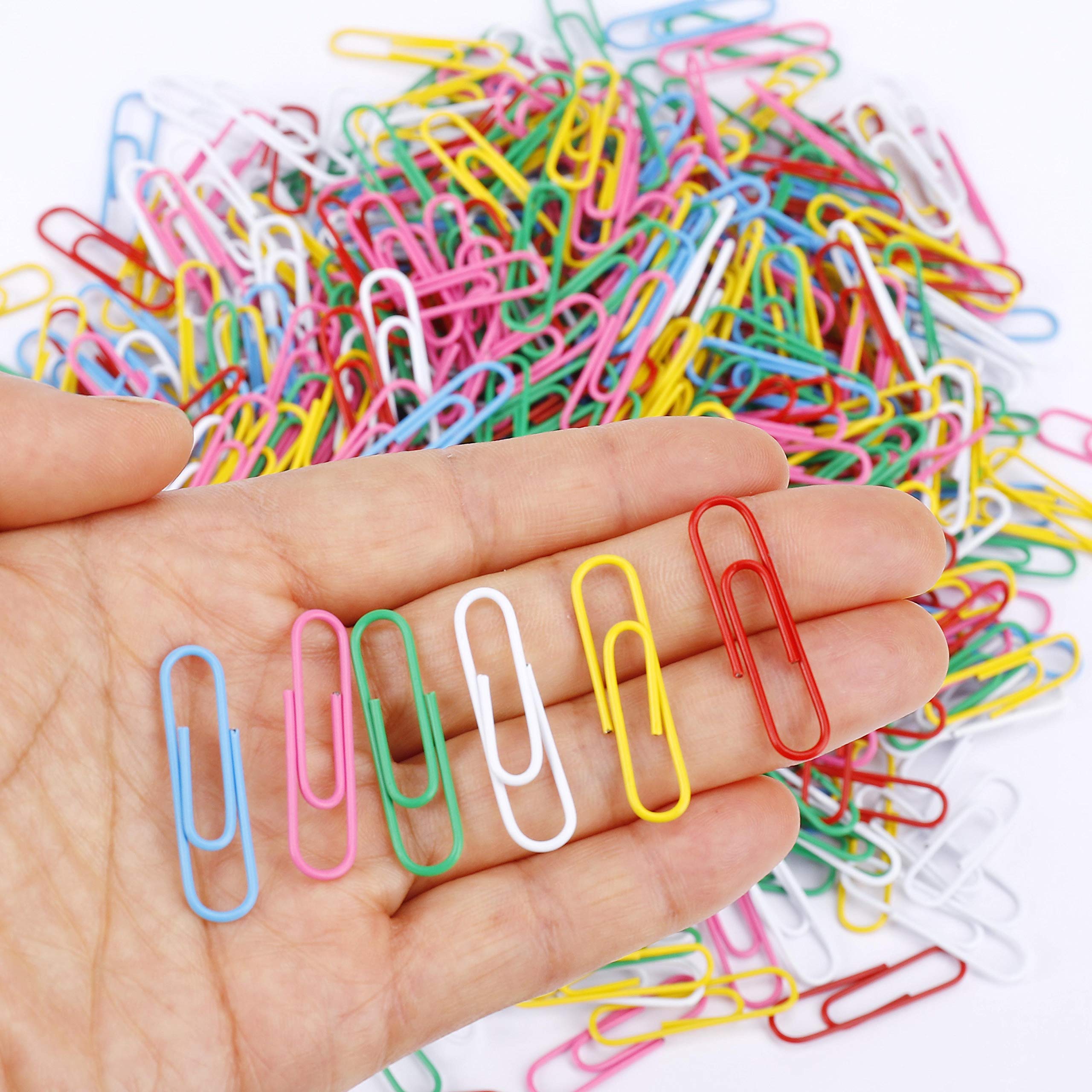 JPYH 250 Pièces Trombones Colorés, Trombones Multicolores,trombones