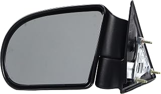 Dorman 955-066 Driver Side Manual Door Mirror - Folding Compatible with Select Chevrolet / GMC Models, Black