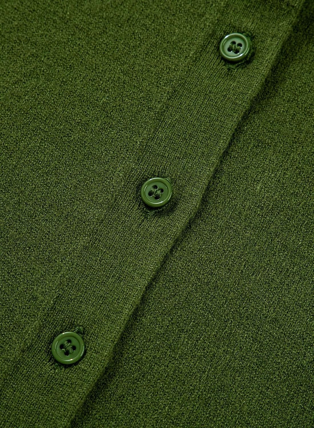 Dokotoo Women's Summer Casual Puff Short Sleeve Cardigan Sweaters Lightweight Soft Crewneck Button Down Knit Sweater Tops - Image 9