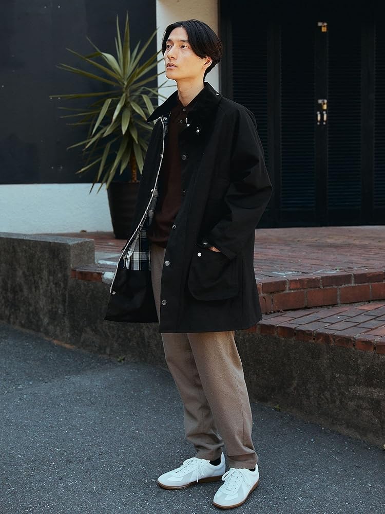 バブアー グリーンレーベルリラクシング別注 ゲームフェア コート ダークグレー 今年も大注目の＜Barbour＞別注シリーズが予約受付中