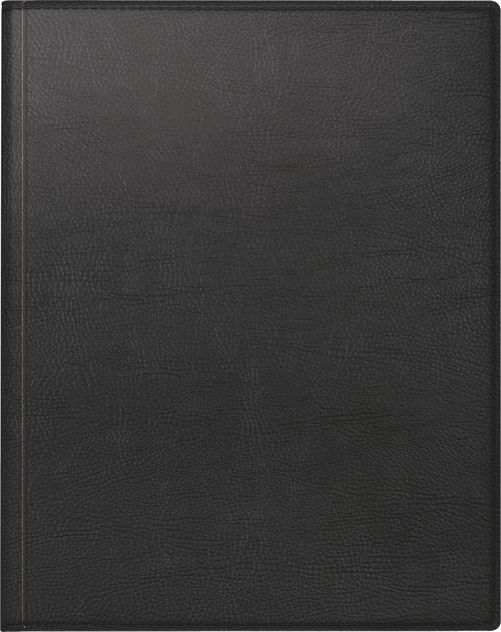 rido/idé Buchkalender Premium Mod. Managerkalender TM 2027 | 20,5×26 cm, Kunstleder, schwarz