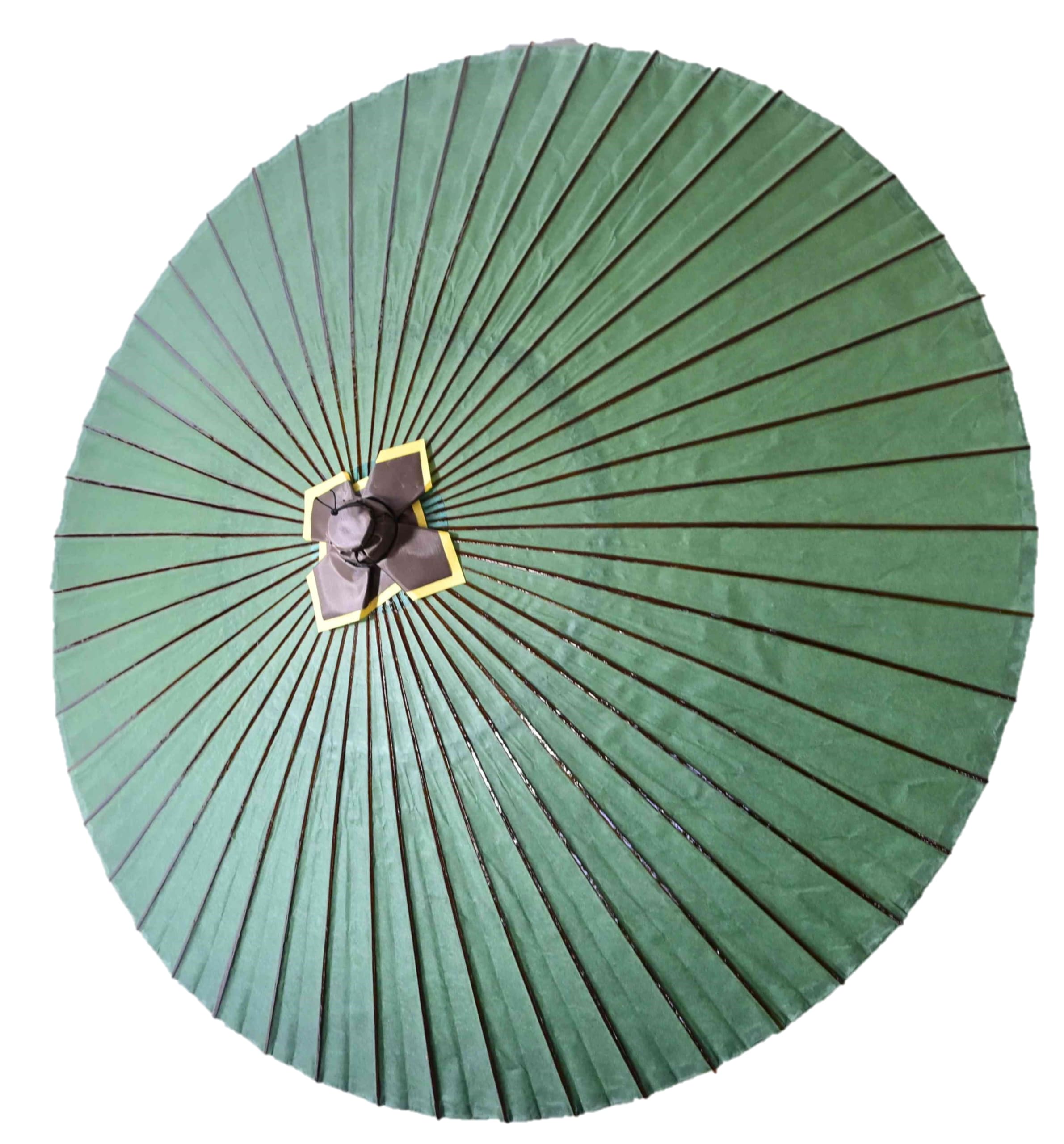 Amazon.co.jp: 蛇の目傘 和傘 番傘 紙張り 上品 蛇の目傘 濃い緑無地