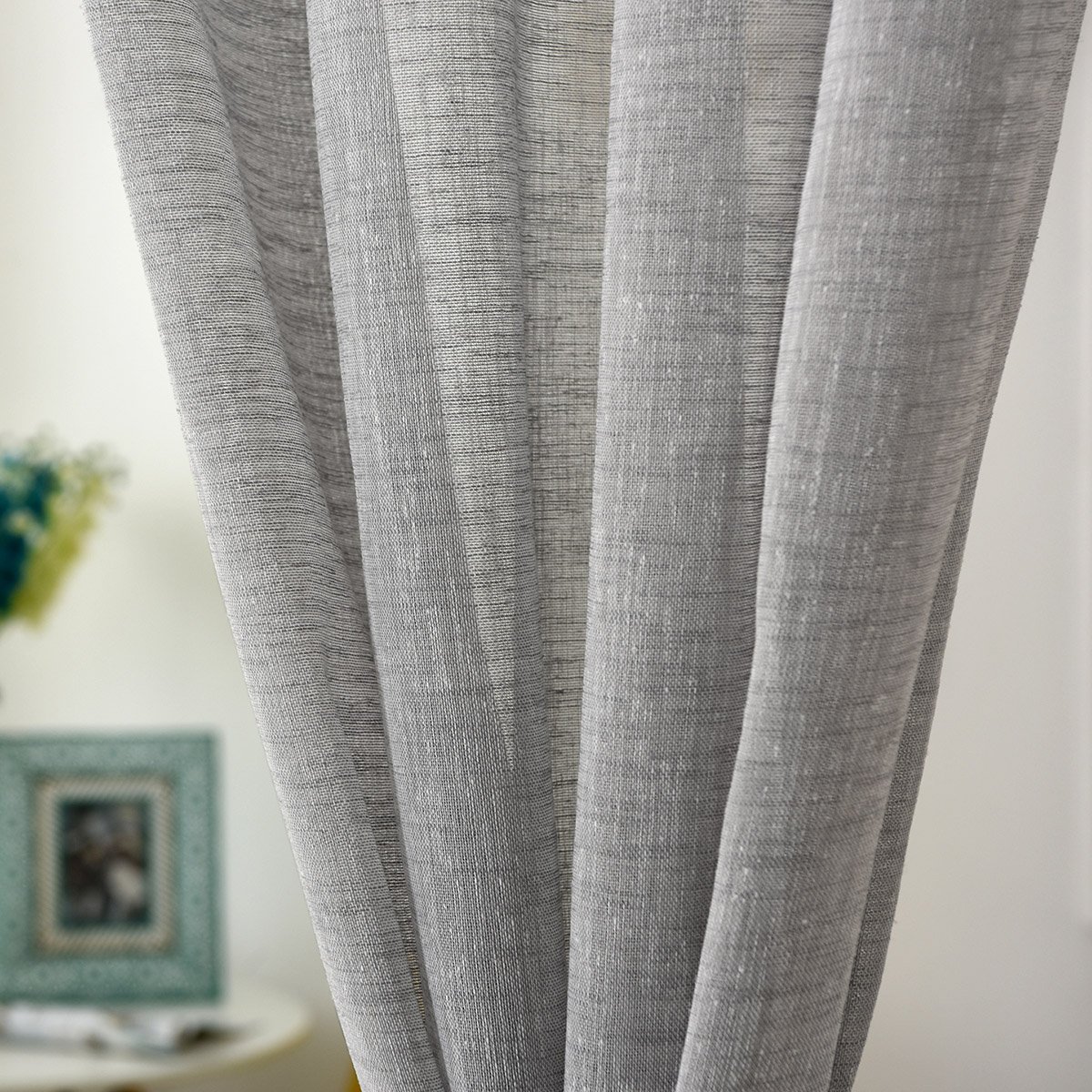 Laneetal Tende Trasparenti In Voile – 2 Pannelli 140x245 Cm – Per Camera Da Letto E Soggiorno – Morbide E Fresche – Oeko-Tex
