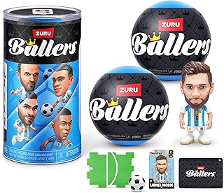 FIFA World Cup 2026™ Ballers Series 1 2 Pack by ZURU – Official Licensed Product. Surprise Unboxing Football Collectible Sports Toy for Boys, Ages 3+