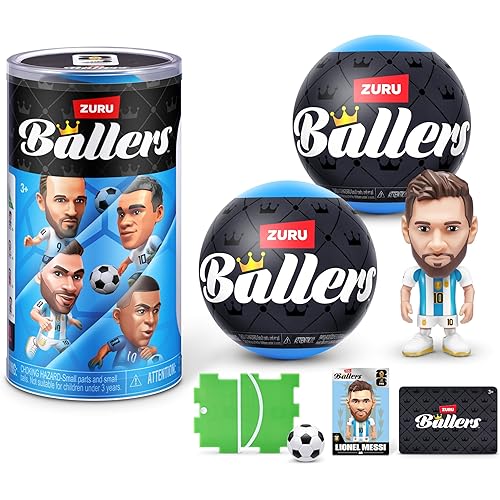 FIFA World Cup 2026™ Ballers Series 1 2 Pack by ZURU – Official Licensed Product. Surprise Unboxing Football Collectible Sports Toy for Boys, Ages 3+