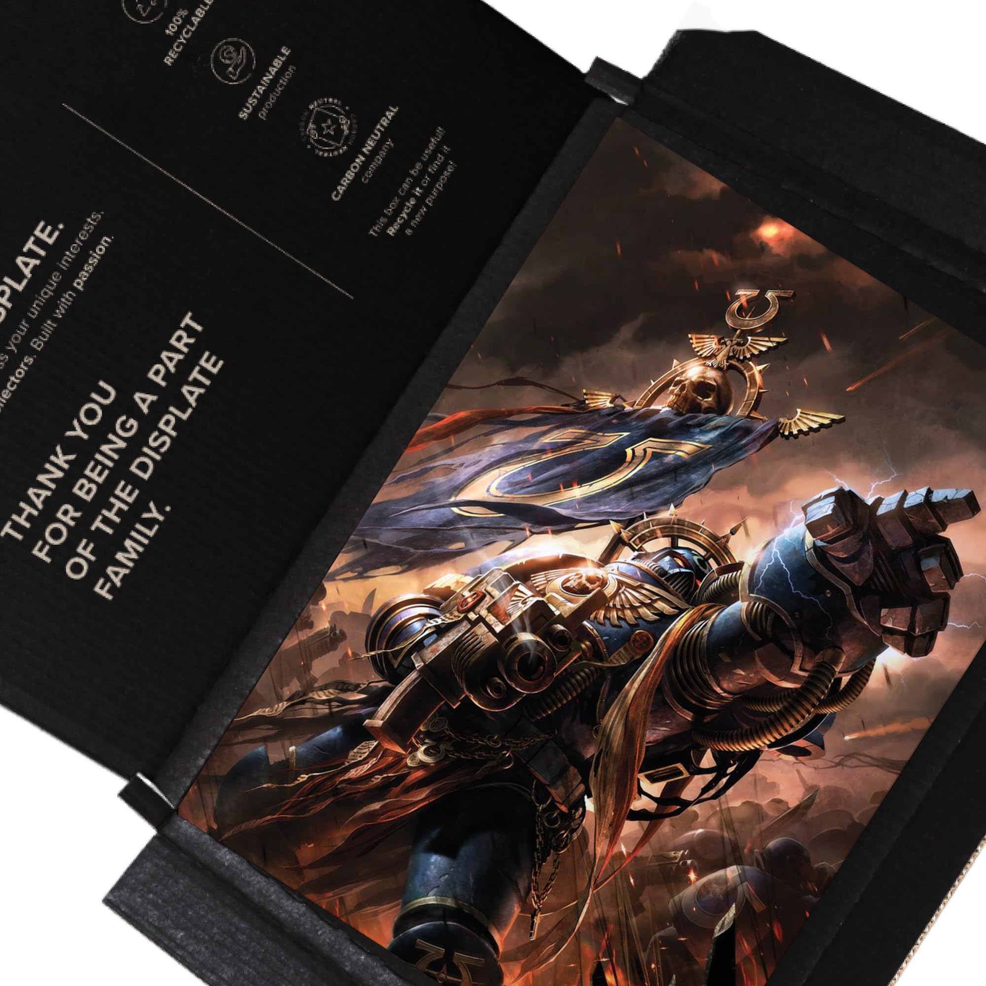 Amazon.com: Displate Metal Poster Warhammer Space Marine Captain