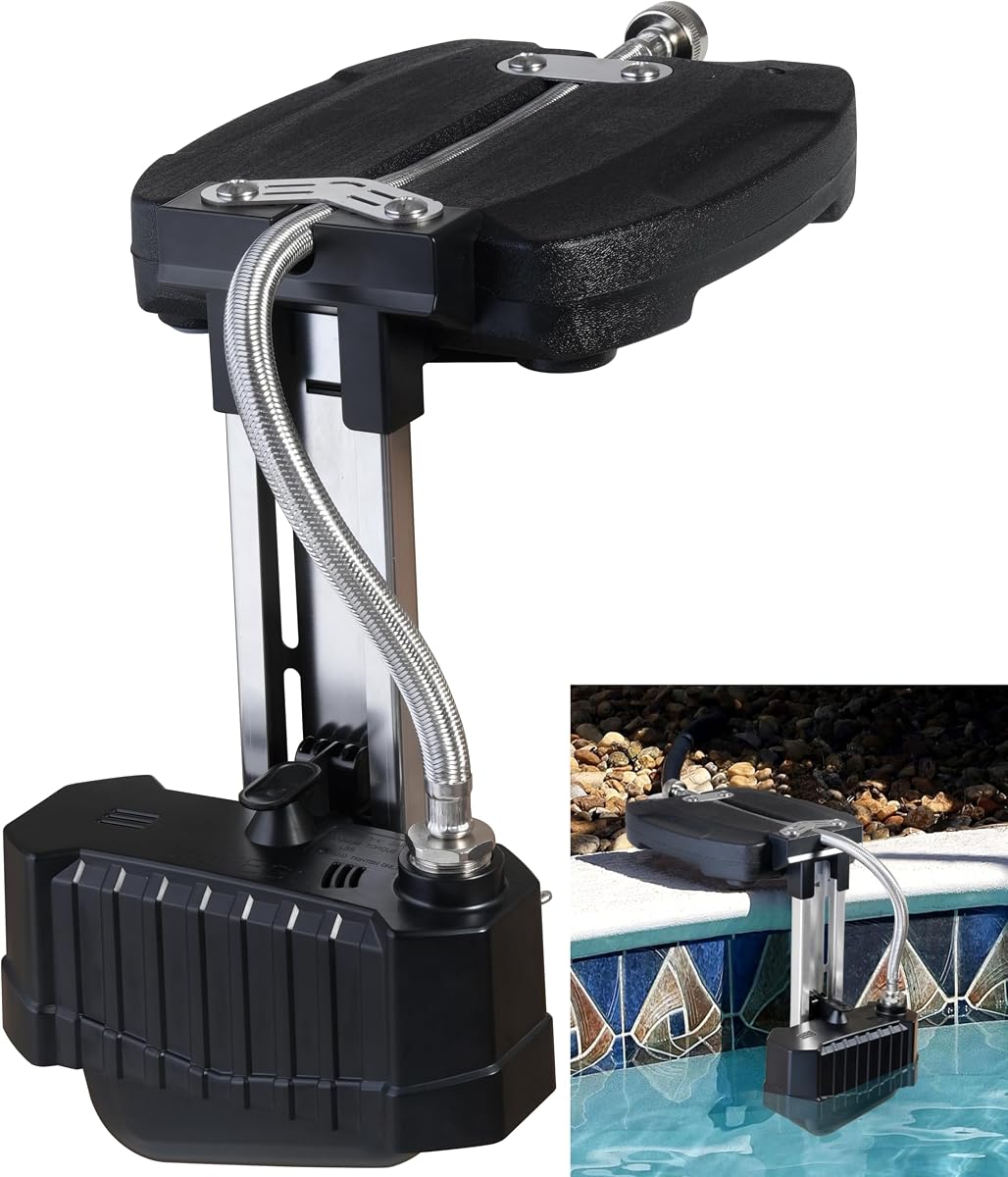 Swimming Pool Water Leveler Carbon Black
