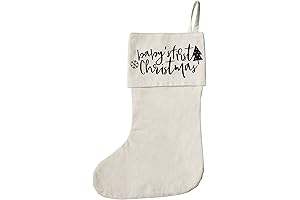 The Cotton & Canvas Company Baby's First Year Christmas Stocking and Keepsake