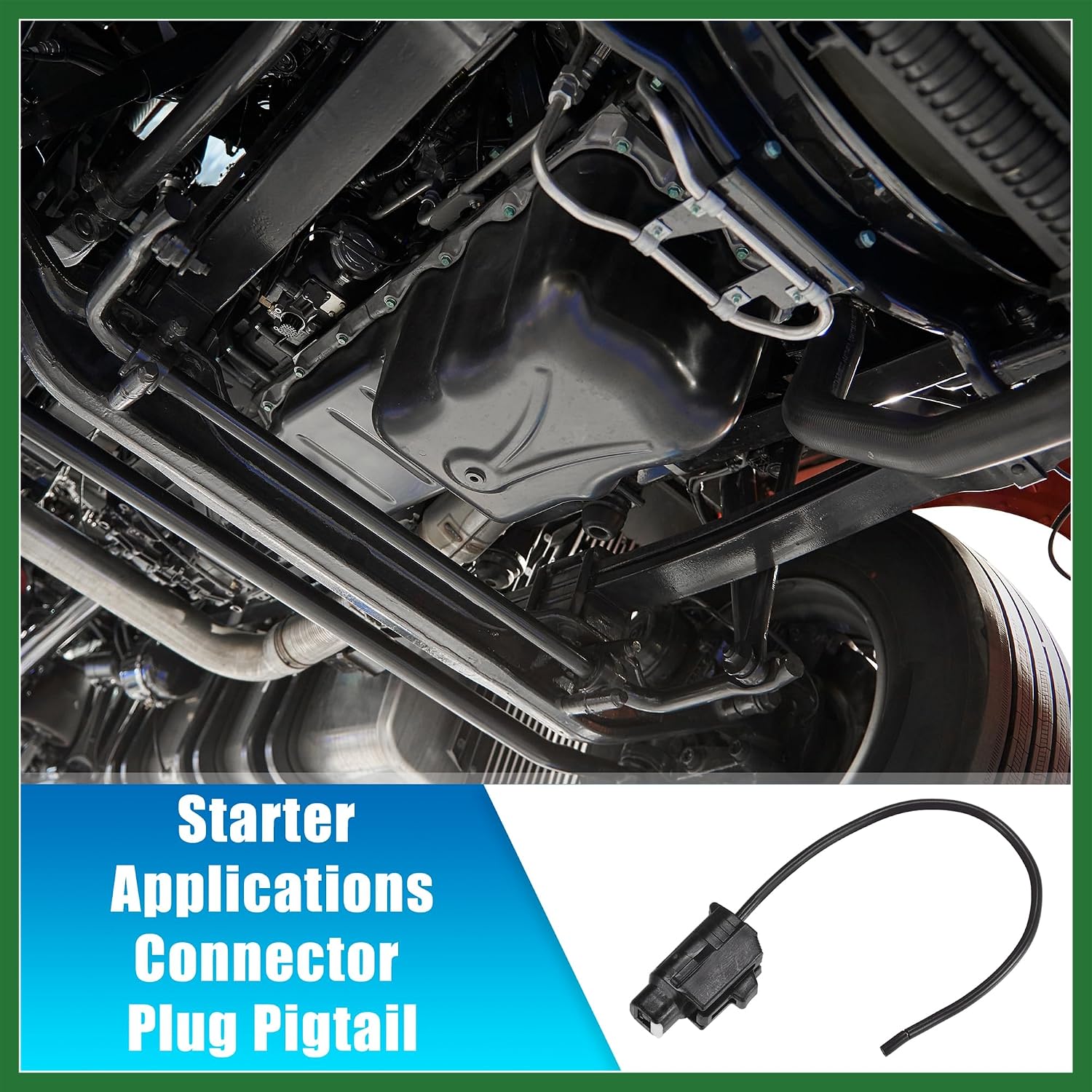 Motoforti 1-Way TS187 Series Starter Applications Connector Plug Pigtail for Toyota Venza 2009-2015 for Toyota Solara 2002-2008 No.9098011400 Long-Lasting