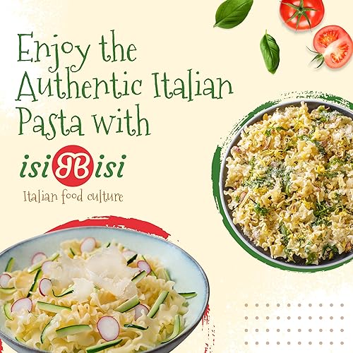 Miniatura 6 de isiBisi Pasta Mafalda para bebé sin gluten, 1.25 libras, mini fideos de lasaña hechos con harina de maíz y arroz, vegano, sin OMG, fabricado en