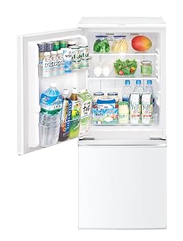 シャープ 冷蔵庫 SJ-PD14A（137L・2ドア・つけかえどっちもドア） Amazon.co.jp: シャープ 137L 2ドア冷蔵庫（ベージュ系）SHARP