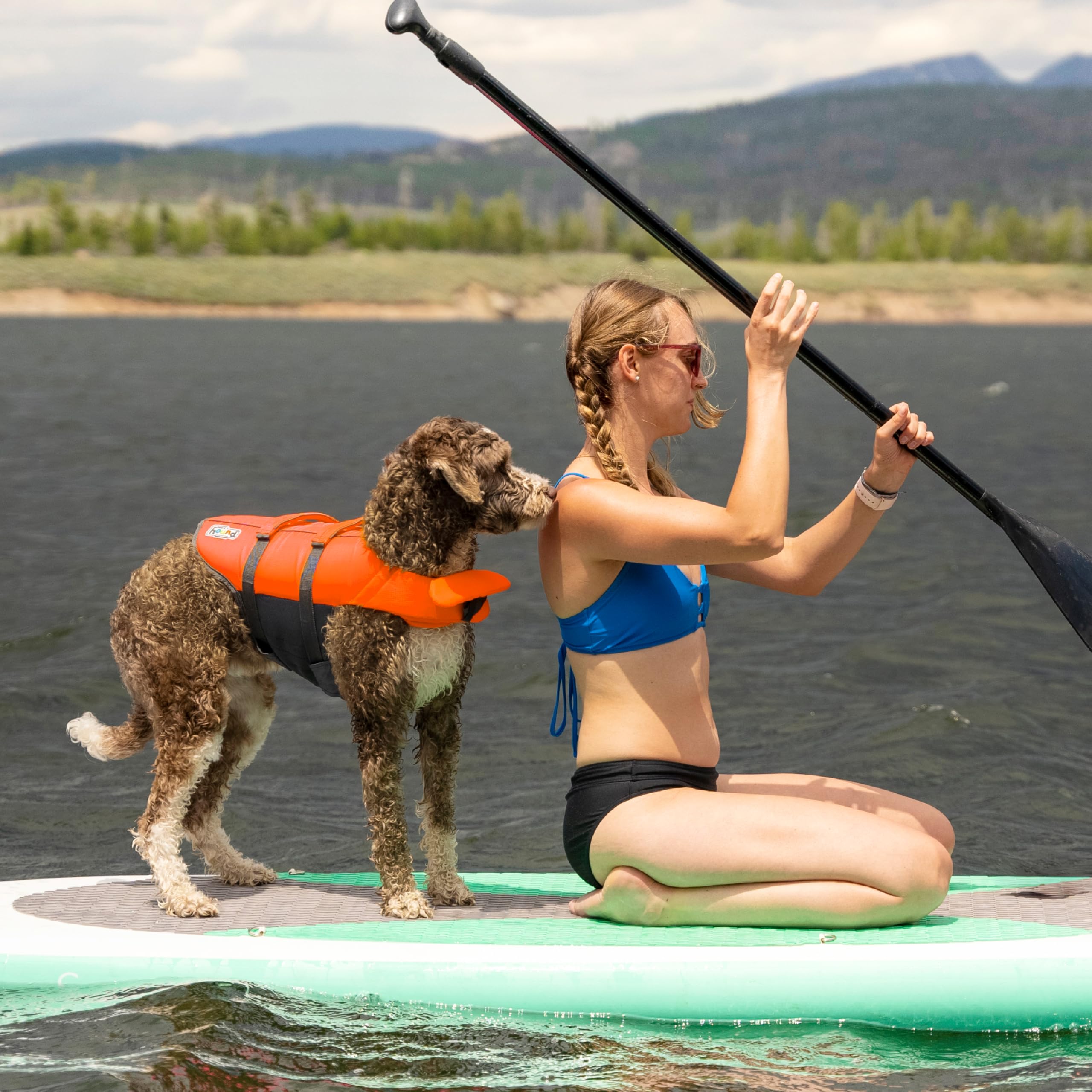 Outward Hound Granby Splash giubbotto salvagente per cani arancia M
