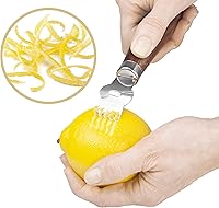 Vista 8 de Final Touch Juego de cuchillos de bar y zester – Diseño multifunción para preparación de cócteles sin esfuerzo – Mango de borde adyacente, hoja