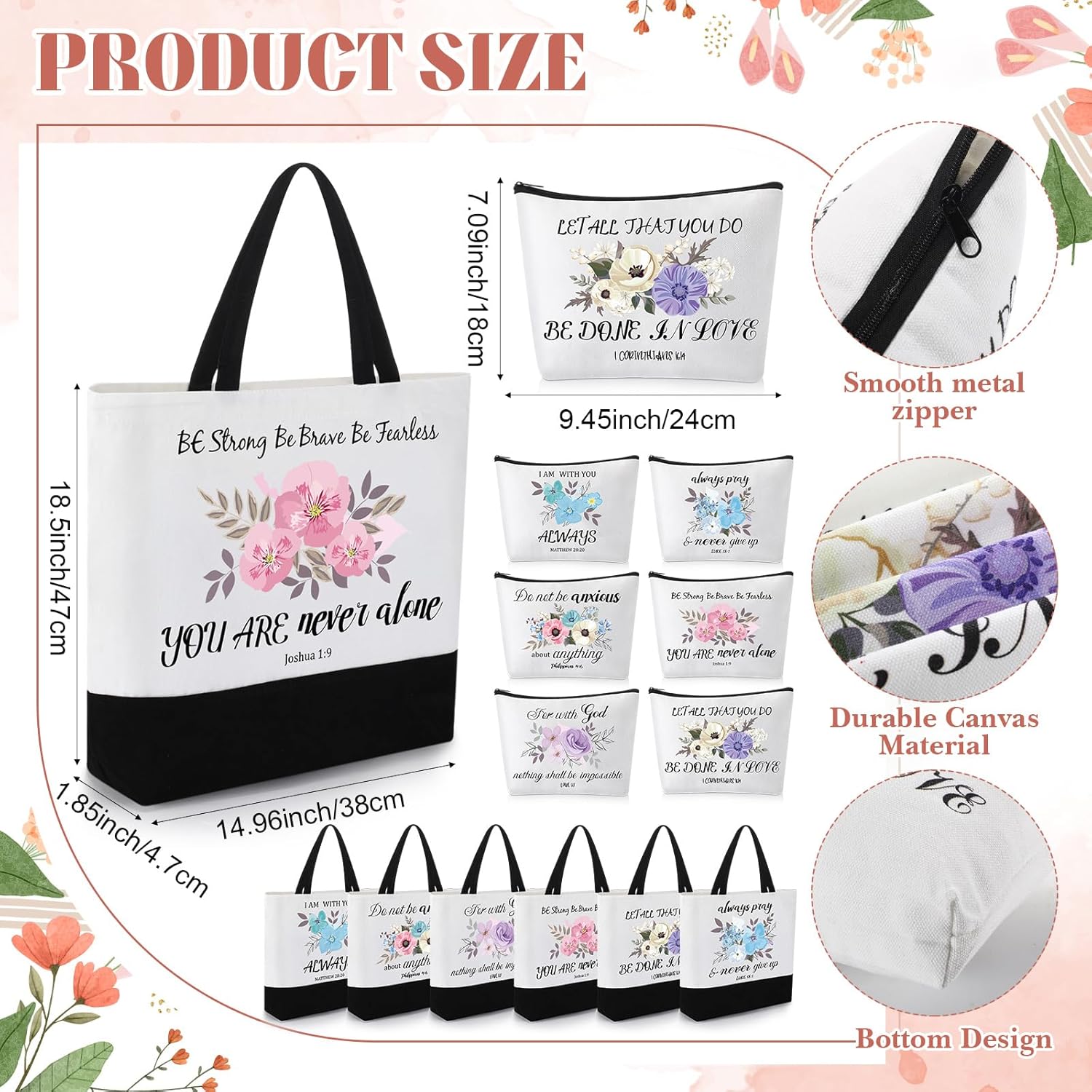 Aliceset 30 Pcs Christian Gifts for Women Inspirational Religious Gift Set Christmas Thanksgiving Present Bulk Included Bible Cola Cup Canvas Bag Cosmetic Bag Keychain Greeting Card for Women Mom