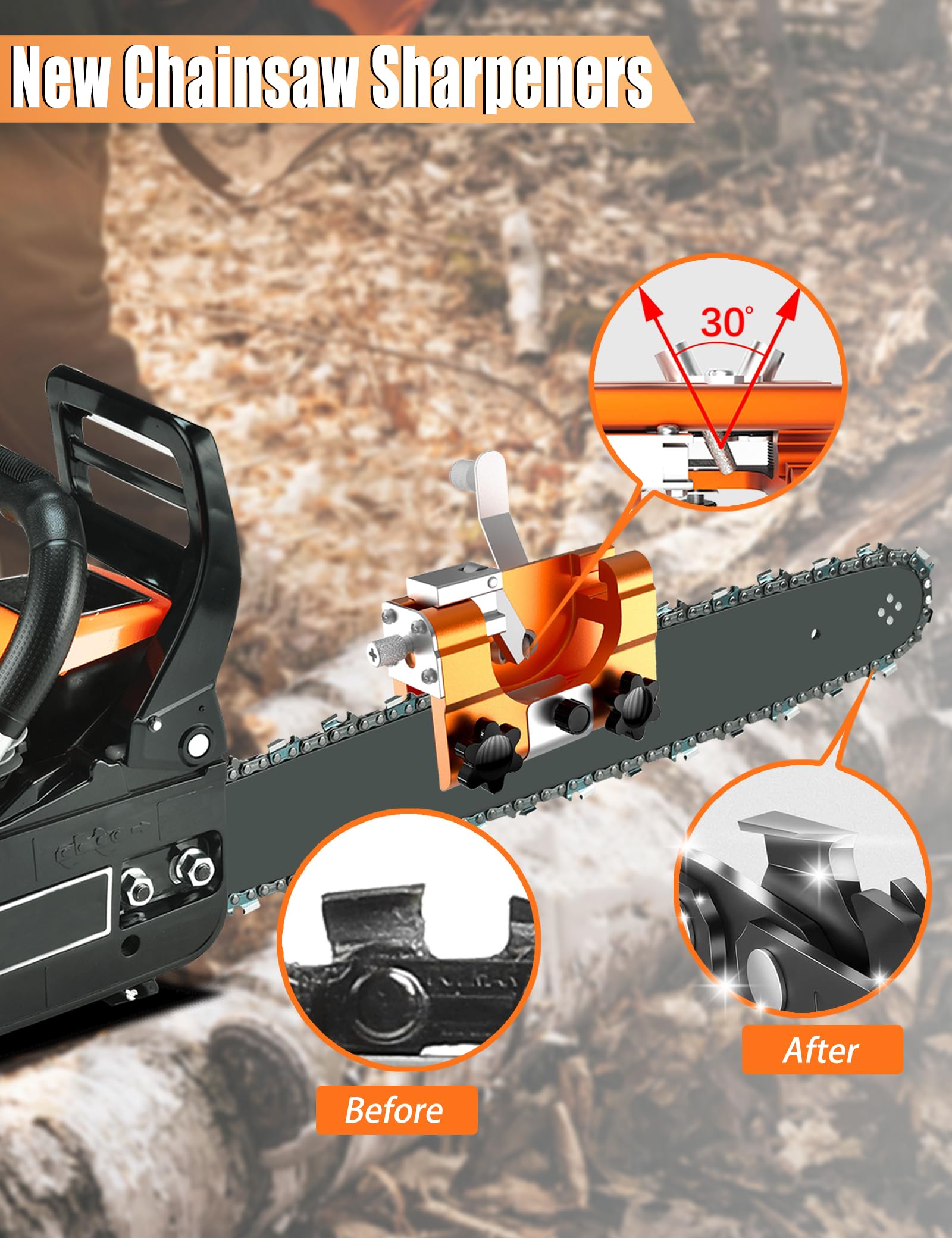 Affûteuse Manuelle De Chaînes De Tronçonneuse Multi-limes 4 Mm | NHP Motoculture