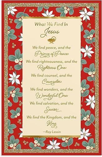 Miniatura 2 de DaySpring - Lo que encontramos en Jesús - 18 tarjetas y sobres de Navidad premium (U1006)