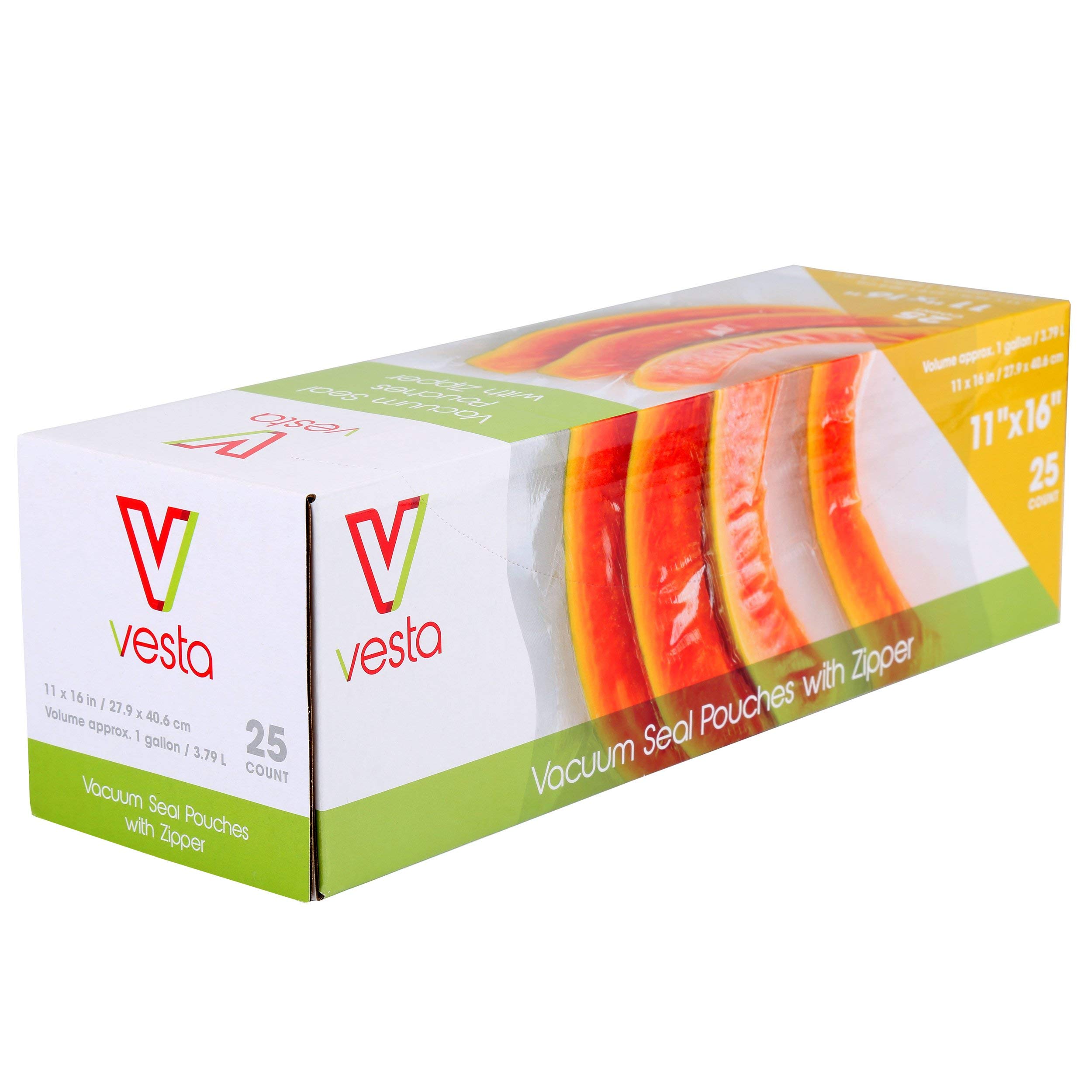 Buy Zipper Vacuum Seal Pouches by Vesta Precision Clear and Embossed