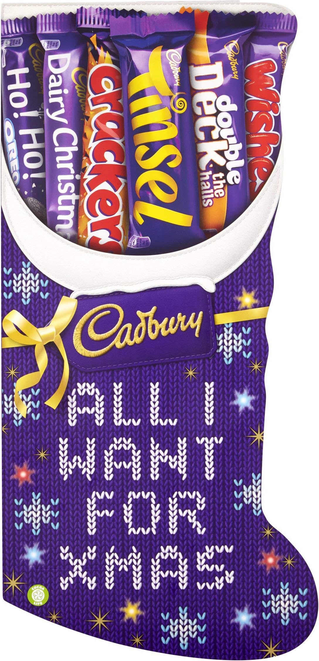 Cadbury Medium Stocking Chocolate Selection Box, 194g