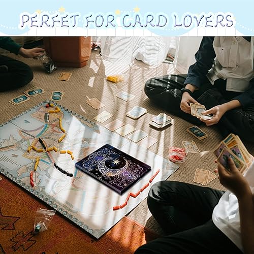 Miniatura 7 de Rossy Carpeta de tarjetas con 4 bolsillos, carpeta de tarjetas intercambiables, álbum de colección de tarjetas, para 160 tarjetas de carga lateral,