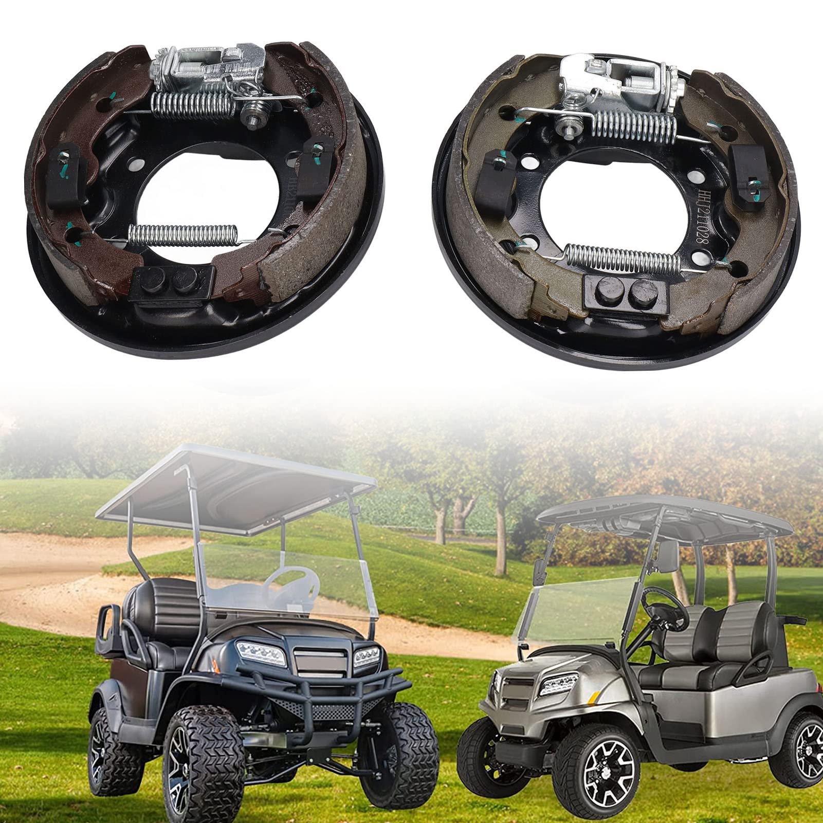 Conjunto de Grupo de Freno Trasero 101823302, Compatible con Carros de Gasolina y Eléctricos, Adecuado para el Lado del Conductor y del Pasajero, Resistente y Confiable, Se
