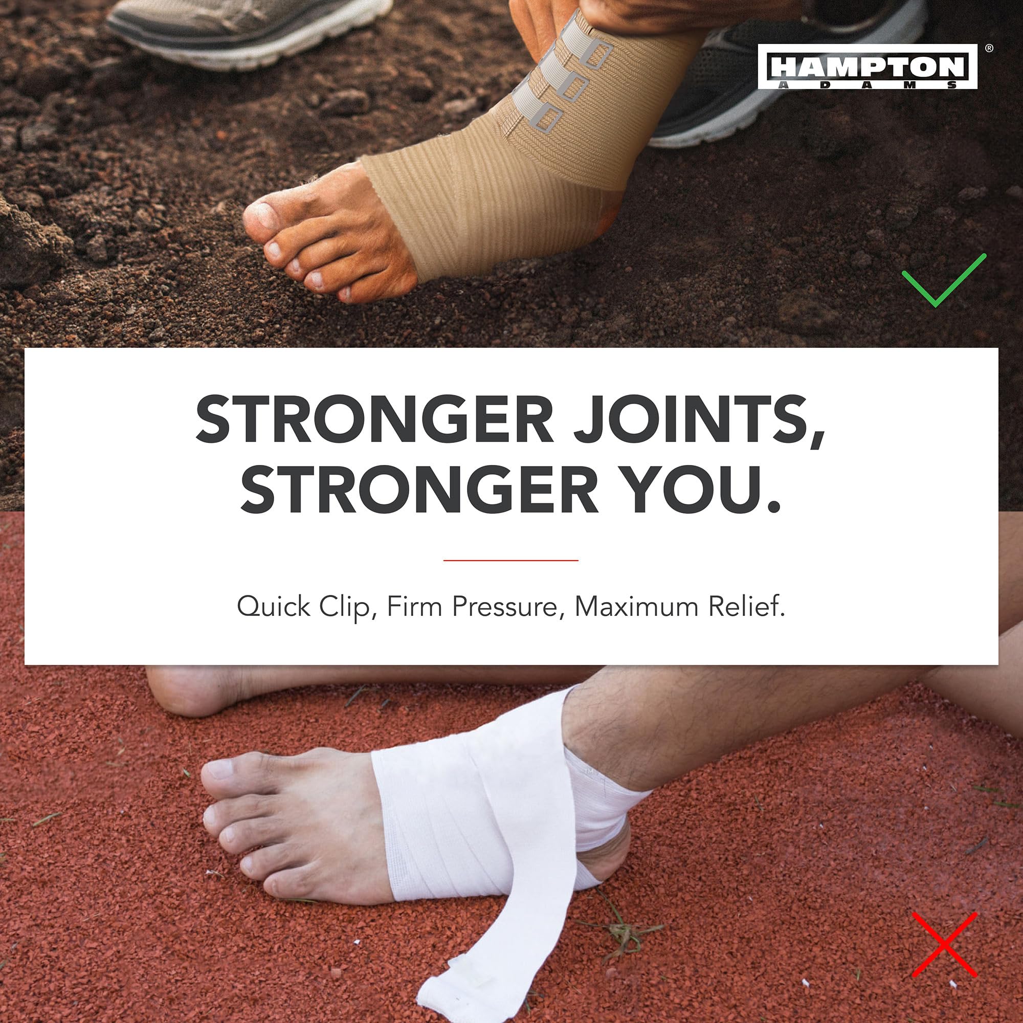 Hampton Adams Elastic Bandage Wrap, Self Closing Compression Set — Amazon image 7