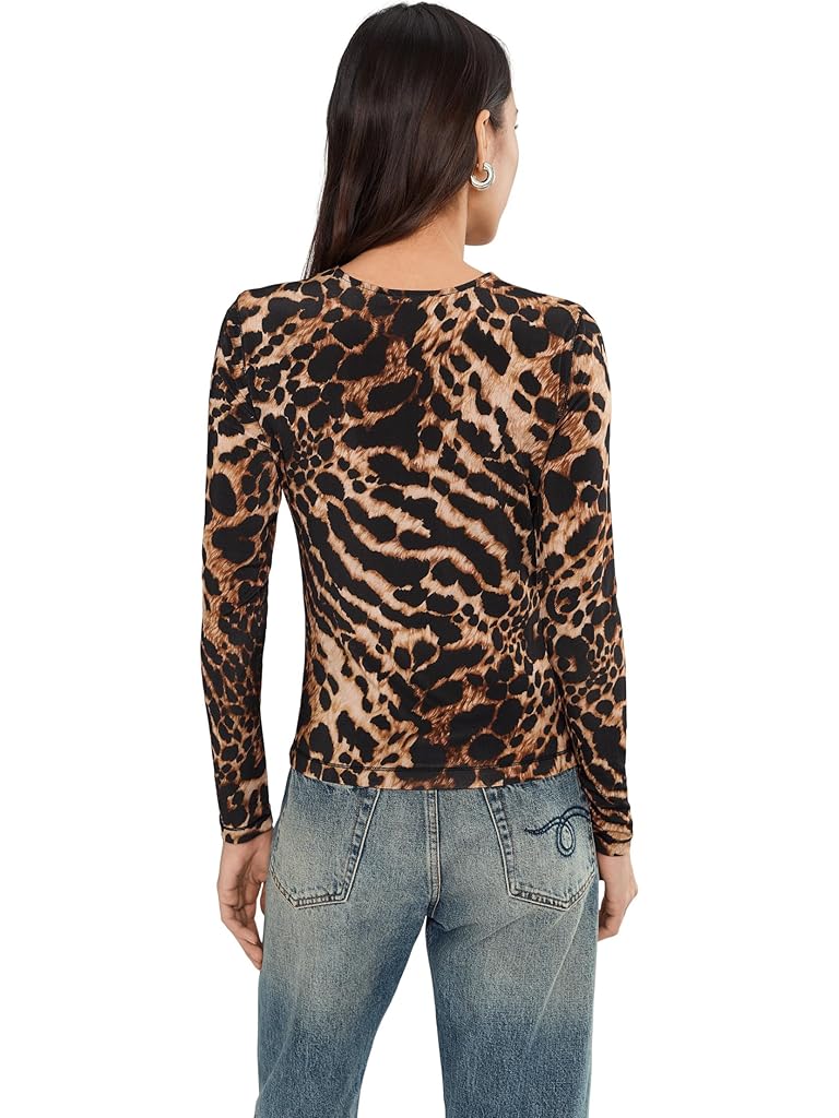 Animal Print AllSaints Katlyn Top