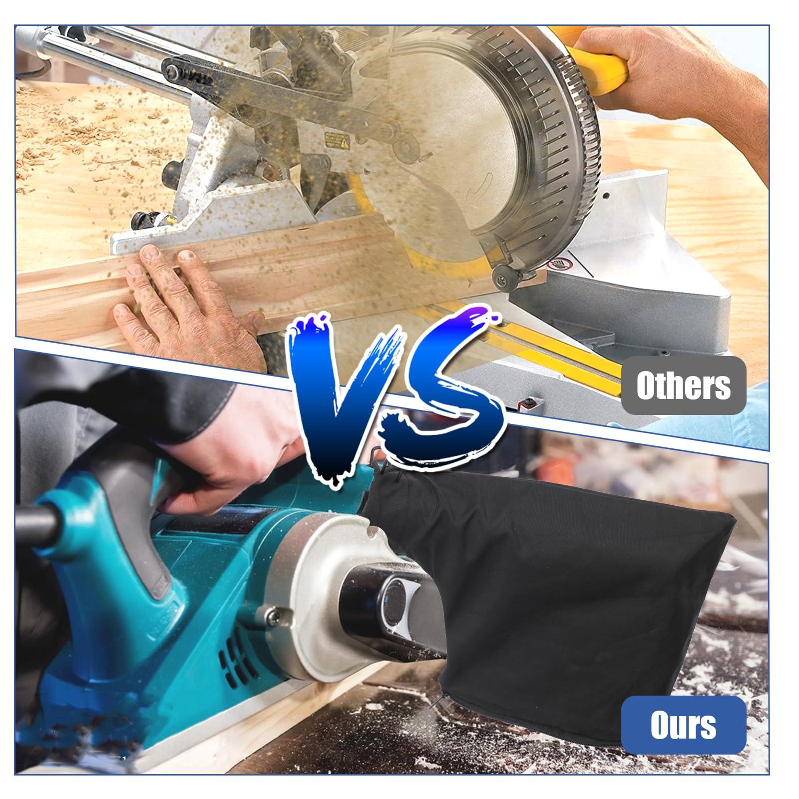 Iter Saw 255 Odel Dust Collection Bag With Zipper And Wire Adjustable