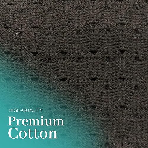 Miniatura 4 de Hamaca Maya tejida a mano La Casa de La Hamaca - 100% algodón para uso en interiores y exteriores, artesanía artesanal prémium de México (negro,