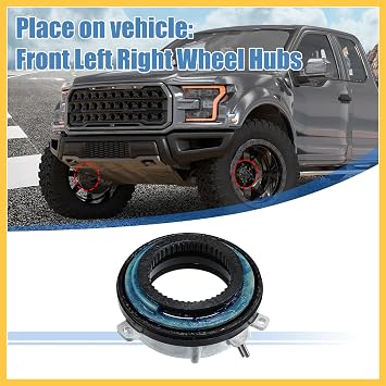 2Pcs Front 4x4 4WD Locking Hub Actuator for Ford F150 4WD 2004-2016 for Ford Expedition 4WD 2003-2015 7L1Z3C247A 4WD Hub Auto Locking Actuator Auto Replacement Parts