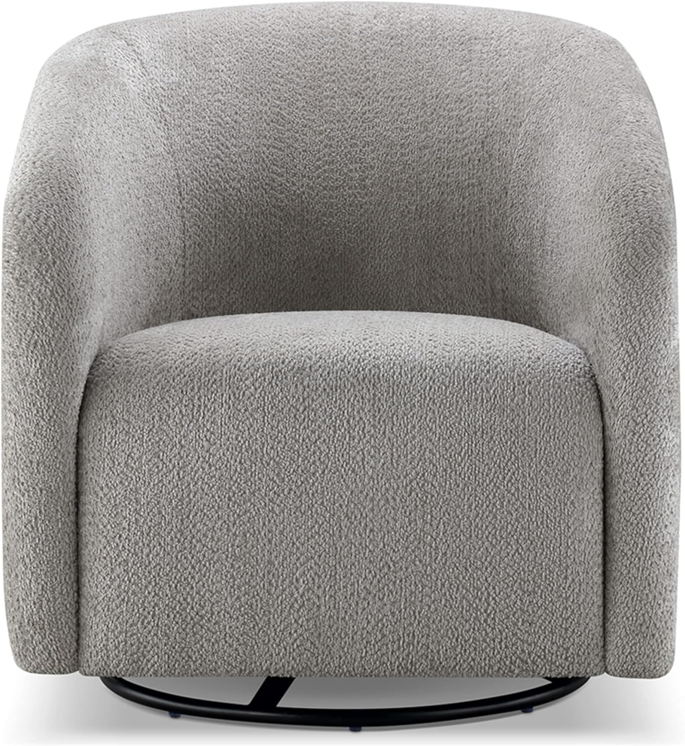 Amazon.com: CHERS Mercer Swivel Chair Ergonomic Lounge Boucle Fabric ...
