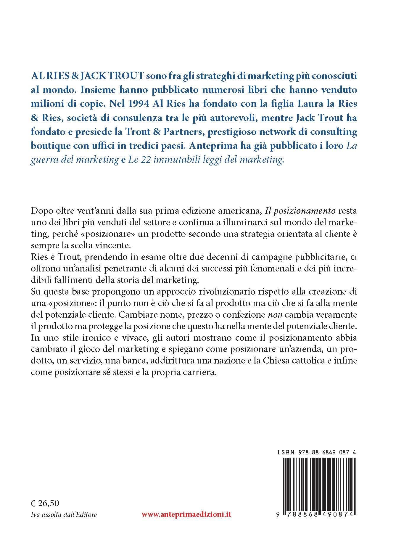 Il posizionamento. La battaglia per le vostre menti.: 1