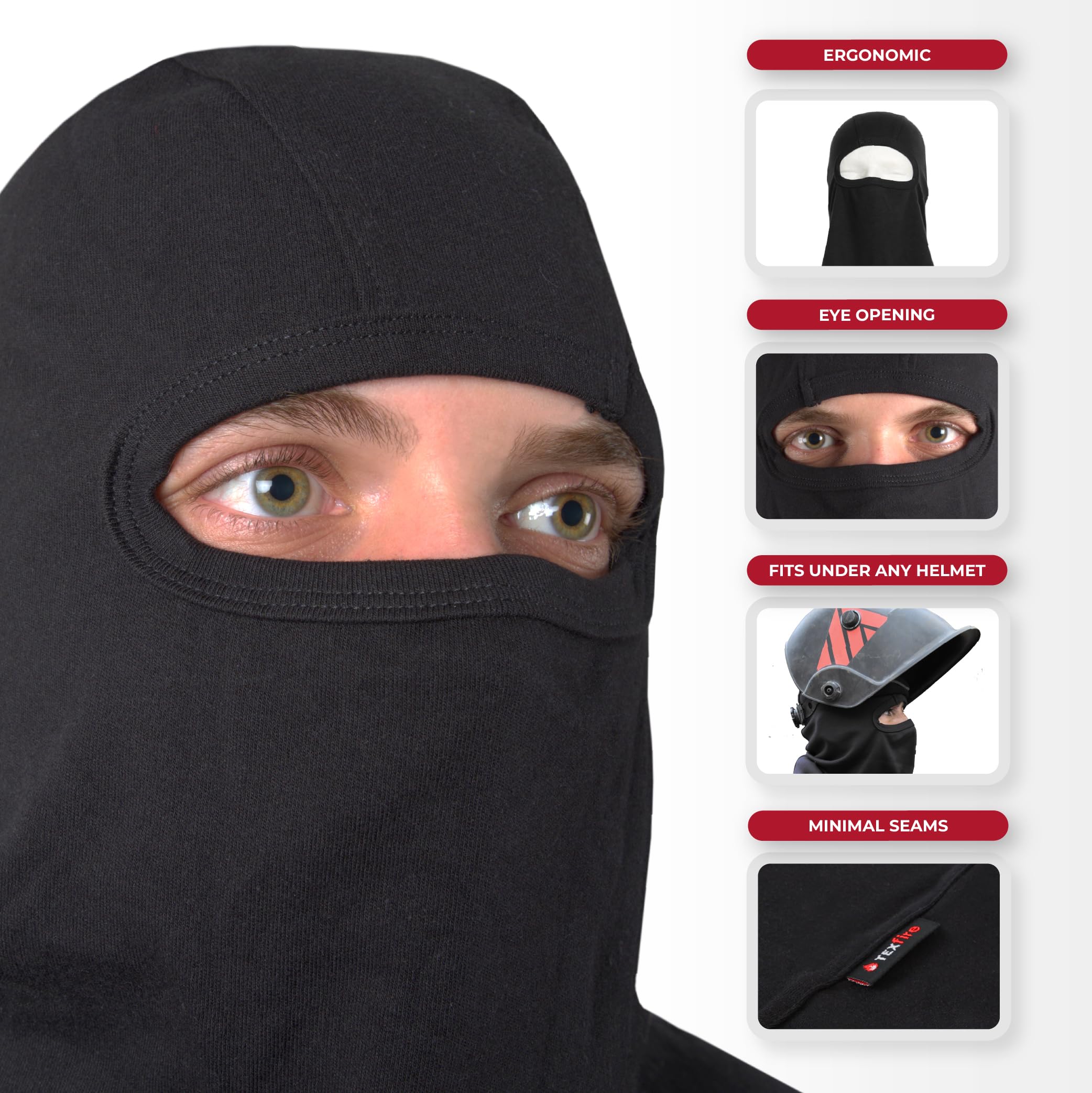 TEXFIRE Balaclava Ignífuga CE EPI Cat II Antiestática