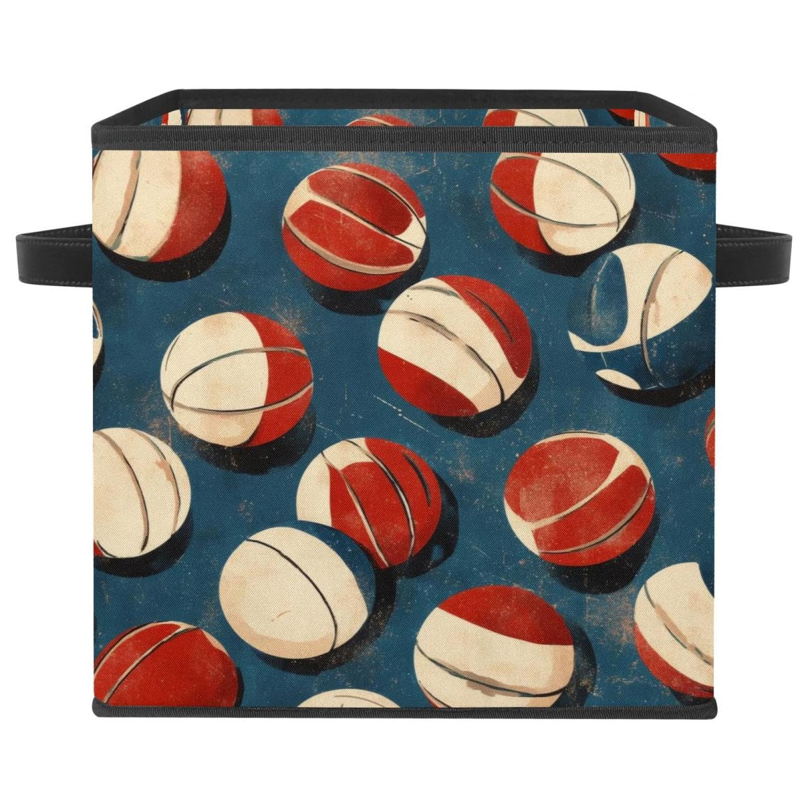 Boîte de rangement en tissu Oxford cube pliable 27,9 cm