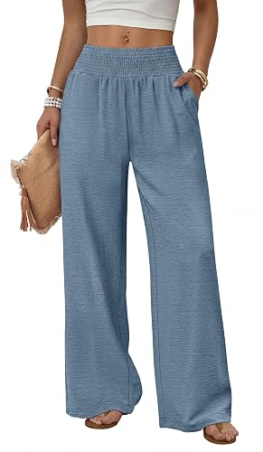 Sampeel Wide Leg Pants Woman High Waist Trousers
