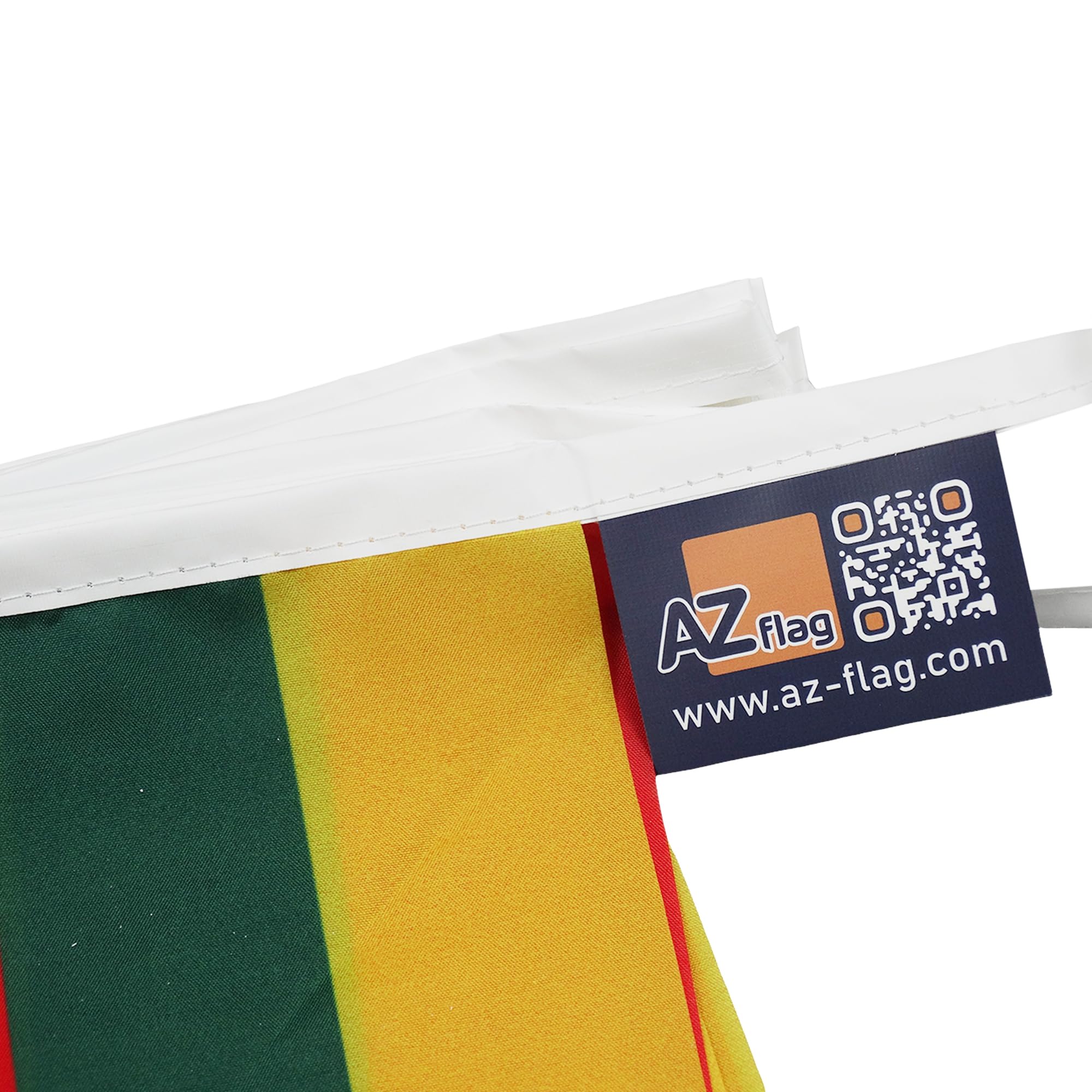 AZ FLAG Lithuania Bunting Flag, 20 Ft Garland with 20 Small Lithuanian Flags 8'' x 6'', 100% Polyester String Pennant, 6 meters — view 3