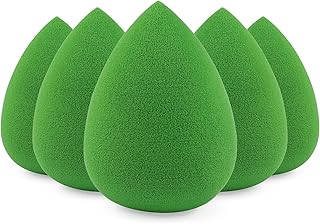Conjunto de esponjas de maquiagem, esponja de base Paw Paw, esponjas de beleza perfeitas para líquidos, cremes e pós, esponjas Boun Boun veganas e livres de látex, esponjas de maquiagem 5 unidades