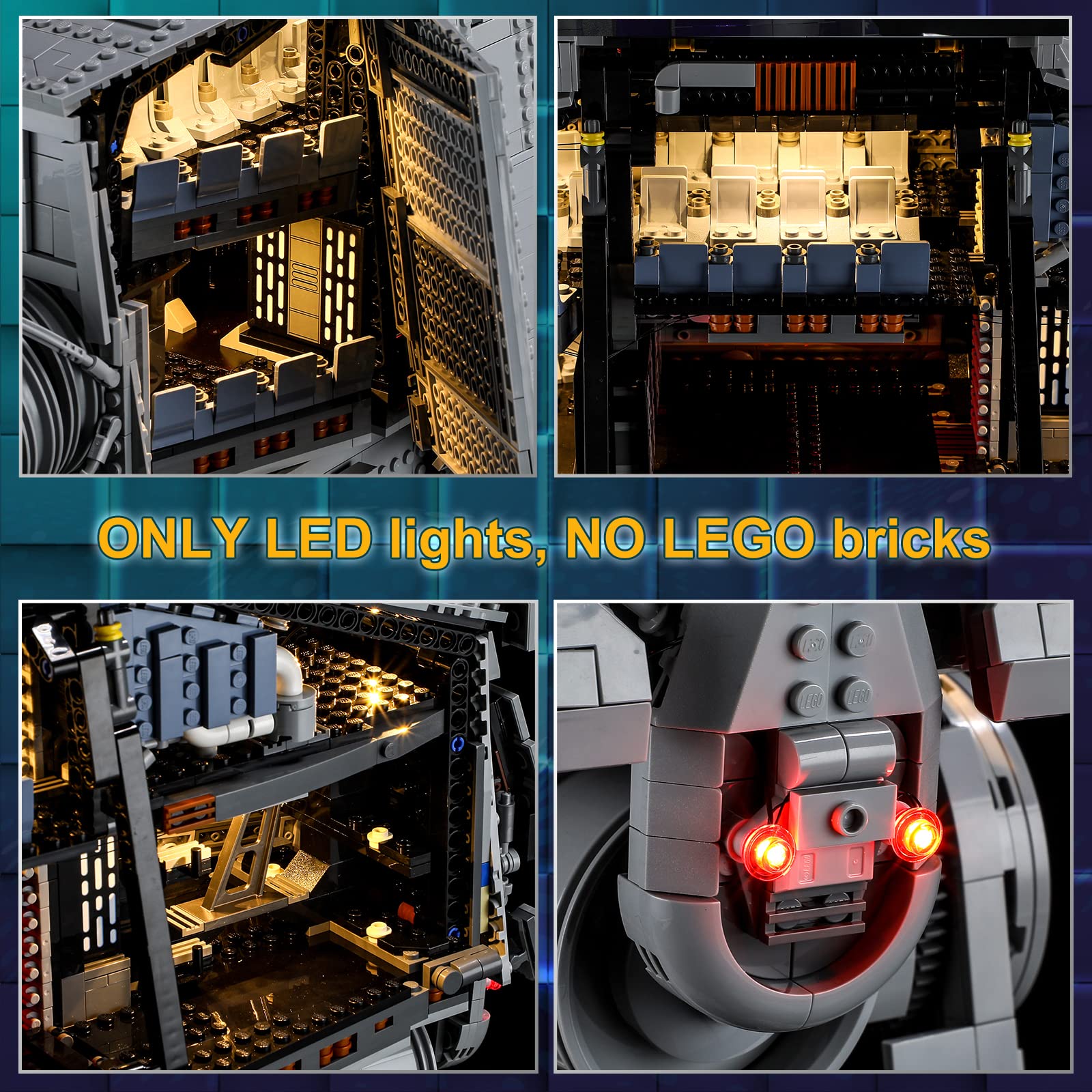 テカシルー Amazon.co.jp: Vaodest LEDライト レゴ スターウォーズ 75313 at